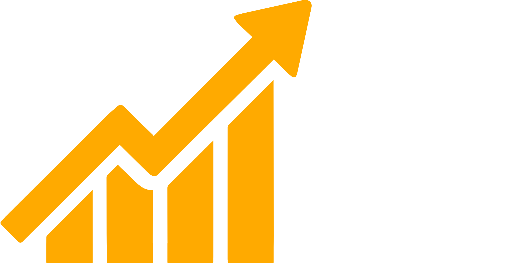 sales trend graph going up